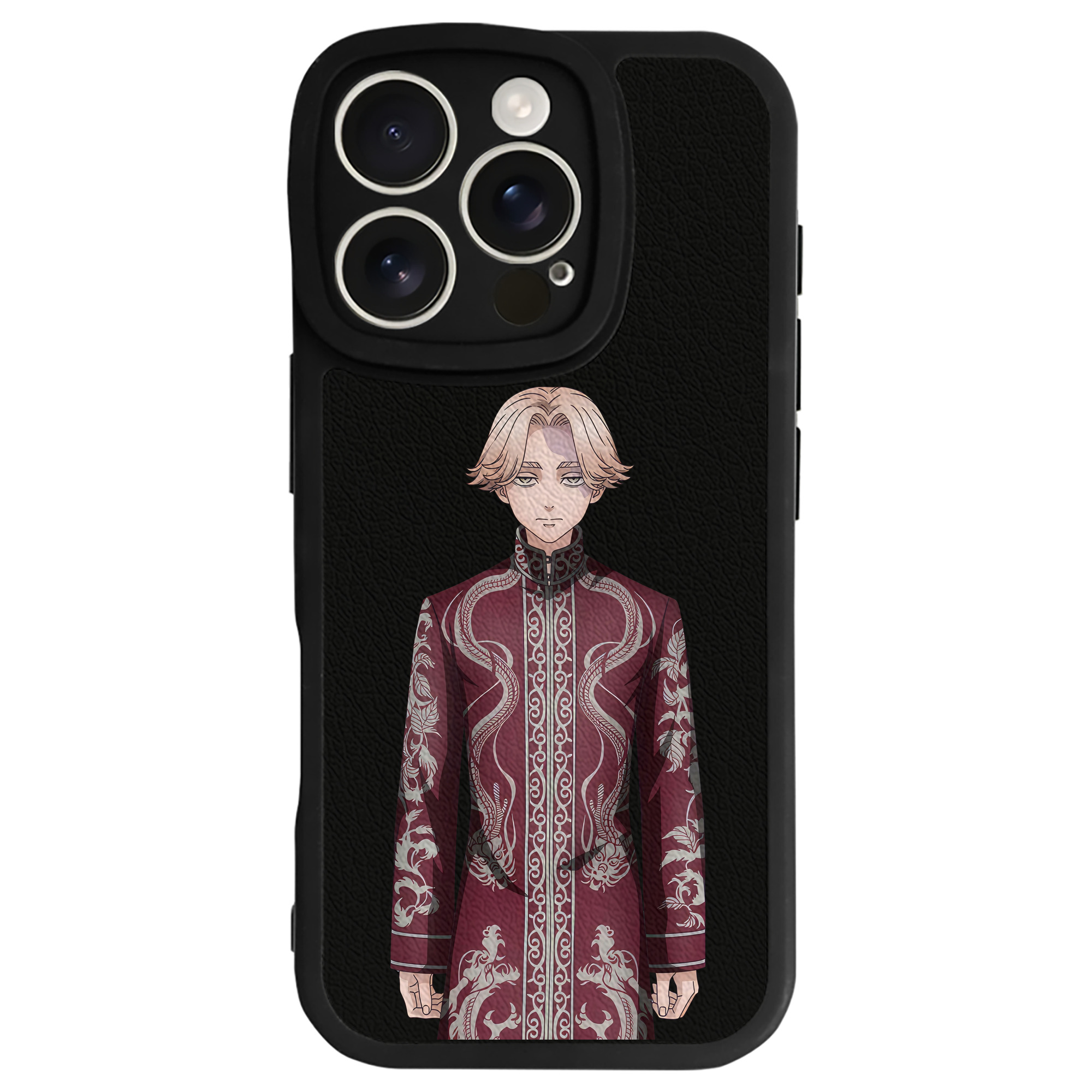 （画像用） 東京リベンジャーズ Tokyo Revengers 【iPhone 16シリーズ対応】シリコンスマホケース（レザー調） 材質：シリコン